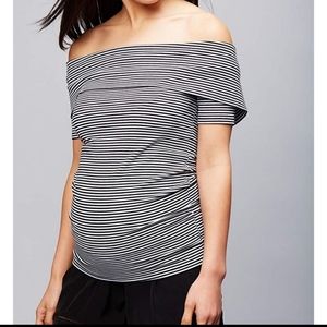 A Pea in the Pod Maternity off the shoulder top